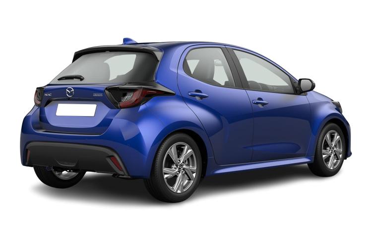 Mazda 2 Hybrid Hatchback 1.5 116 Exclusive Line exterior rear view