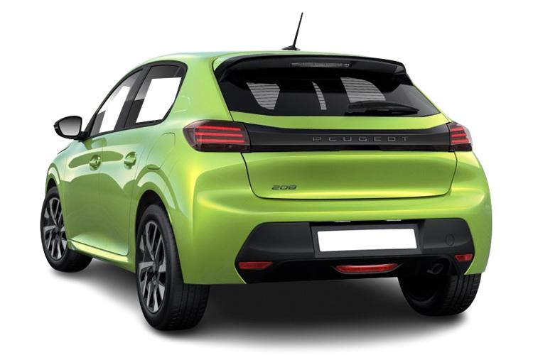 Peugeot 208 Hatchback 1.2 Hybrid 110 GT Premium e-DSC6 exterior rear view