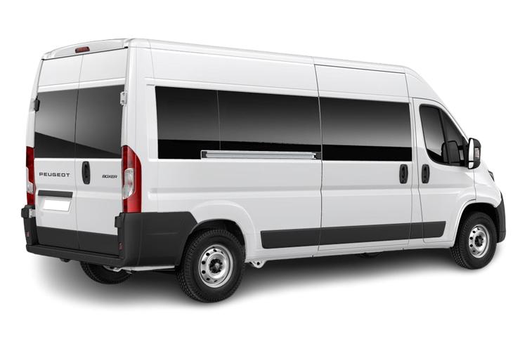 Peugeot Boxer Large Van - High e-BOXER Glazed 440 L4 Electric 22kW 110 Profession exterior rear view
