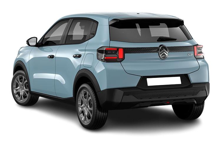 Citroen C3 Hatchback e-C3 83kW EV 44kWh Max exterior rear view