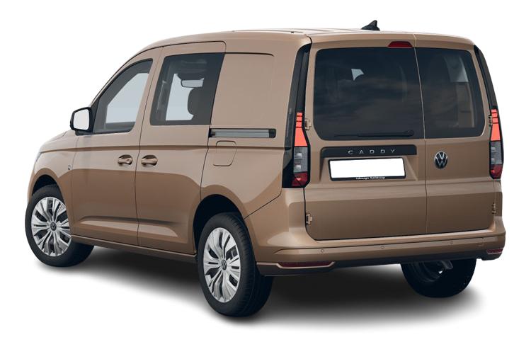 Volkswagen Caddy Cargo Kombi Chassis Cab 1.5 TSI eHYBRID 150 Commerce Plus Ast DSG exterior rear view