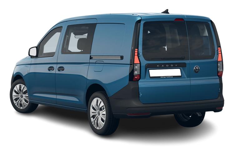 Volkswagen Caddy Cargo Maxi Kombi Chassis Cab 1.5 TSI eHYBRID Commerce Plus Ast DSG exterior rear view