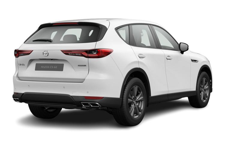 Mazda CX-60 Medium Crossover/SUV 3.3 e-skyactiv mHEV 254 Exclusive-Line Auto AWD exterior rear view