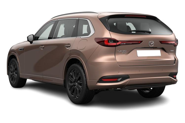 Mazda CX-80 Medium Crossover/SUV 3.3 e-skyactiv Mhev 254 Exclusive-Line Comfort AWD exterior rear view
