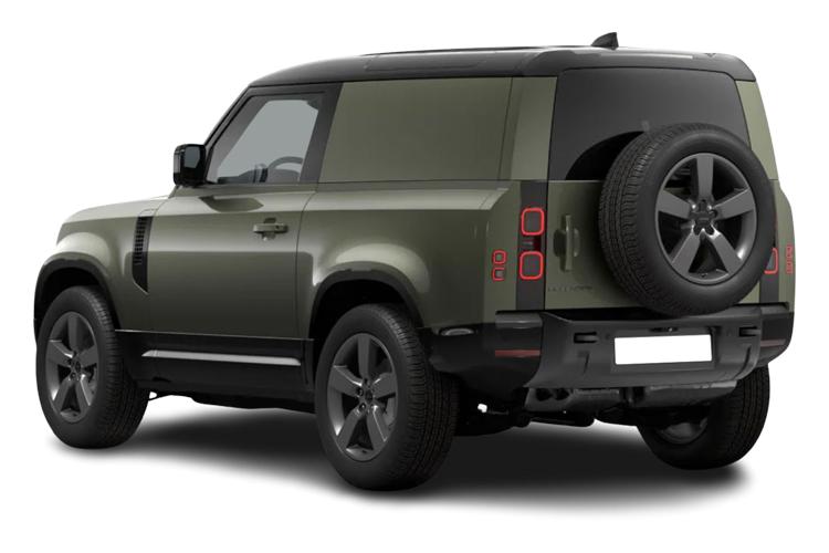 Land Rover Defender Estate 90 Hard Top 3.0 D350 Mhev X 3ST exterior rear view