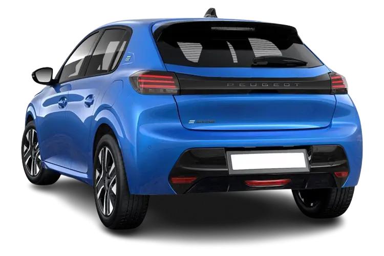 Peugeot E-208 Hatchback 50kWh 136 Allure exterior rear view