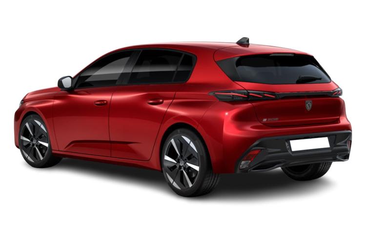 Peugeot E-308 Hatchback 115kW 58kWh 156 Allure Auto exterior rear view