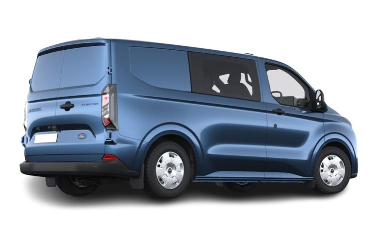 Ford Transit Custom Double Cab In Large Van - Standard E-Transit 320L2 65kWh 218 Limited Auto exterior rear view