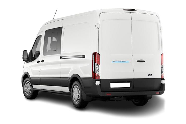 Ford E-Transit Double Cab In Large Van - Standard 425 L3H2 89kWh 269 Trend Nav Auto exterior rear view