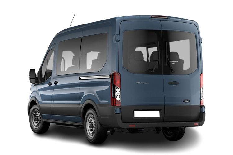 Ford E-Transit Minibus Minibus 425 L3H2 12Seat 89kWh 184 Trend Nav exterior rear view