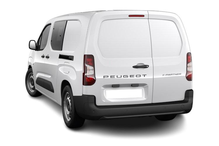 Peugeot Partner Small Van e-PARTNER Crew Long 52kWh Professional Auto exterior rear view