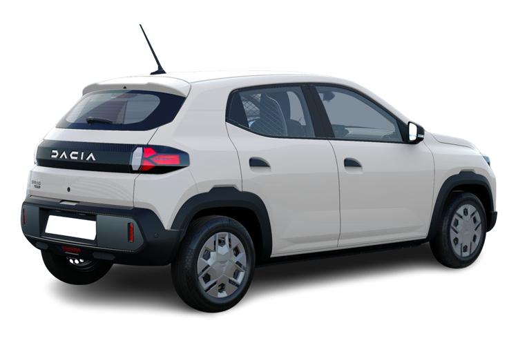Dacia Spring Cargo Car Derived Van N1 48kW 27kWh Extreme Auto exterior rear view