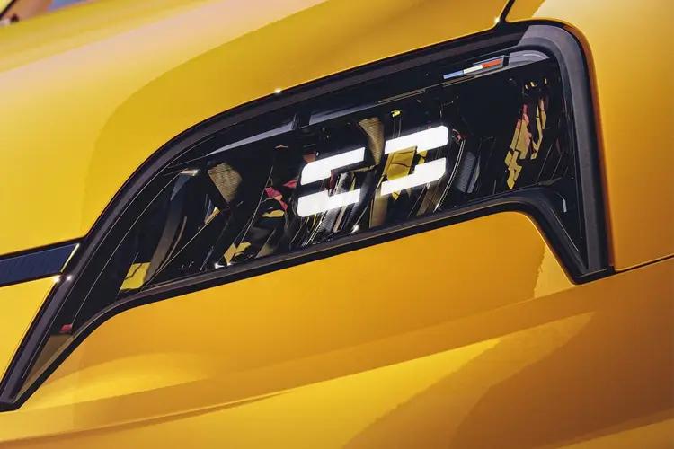 Renault 5 E-Tech Hatchback 110 Iconic Five+ 52kWh Comfort Range Auto close up