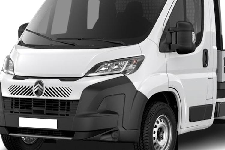 Citroen Relay Chassis Cab over 3.5 Dropside e-RELAY 40 Heavy L3 110 Dropside Enterprise 22kW A close up