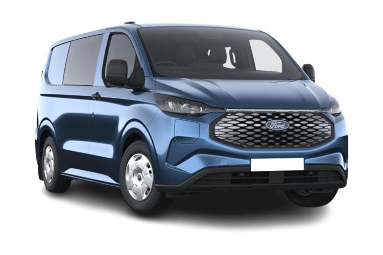 Ford E-Transit Custom Double Cab In Large Van - Standard 340L2 71kWh Trend Auto AWD exterior view