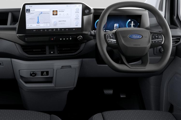 Ford Transit Custom Double Cab In Large Van - Standard E-Transit 320L2 65kWh 218 Limited Auto interior view