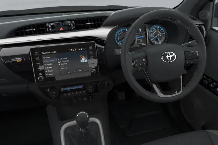 Toyota Hilux Pickup Double Cab 2.8 D-4D Hybrid 204 Invincible X Auto S interior view