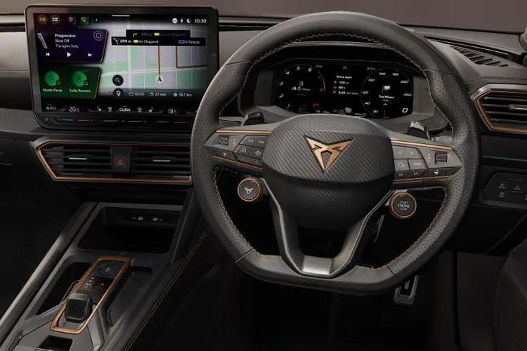 Cupra Leon Hatchback 1.5 e-HYBRID 272ps VZ1 DSG interior view