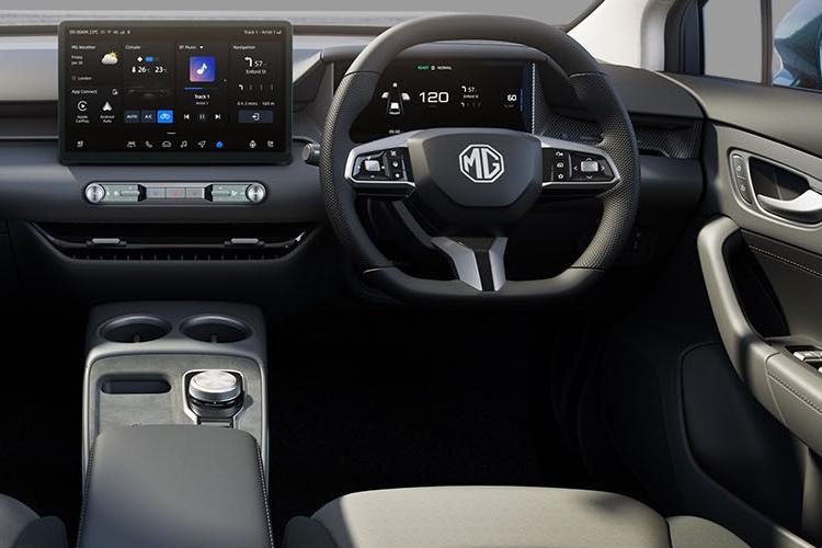 MG Motor UK MG4 EV Hatchback Premium Long Range Auto interior view