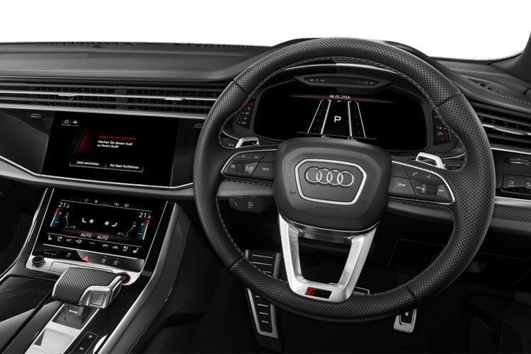 Audi RS Q8 Large SUV TFSI 640 Performance Carbon Vorsprung Quattro Tipt interior view