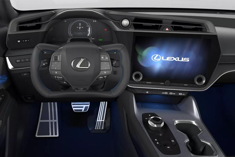 Lexus RZ 550e Small Crossover/SUV 300 F-Sport Takumi Bi-Tone 77kWh Auto DRT4 interior view