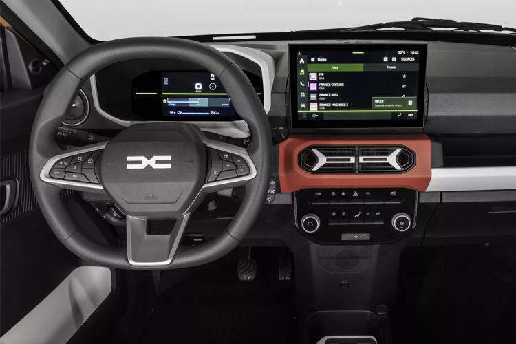Dacia Spring MPV 75kW 24kWh Extreme Auto interior view