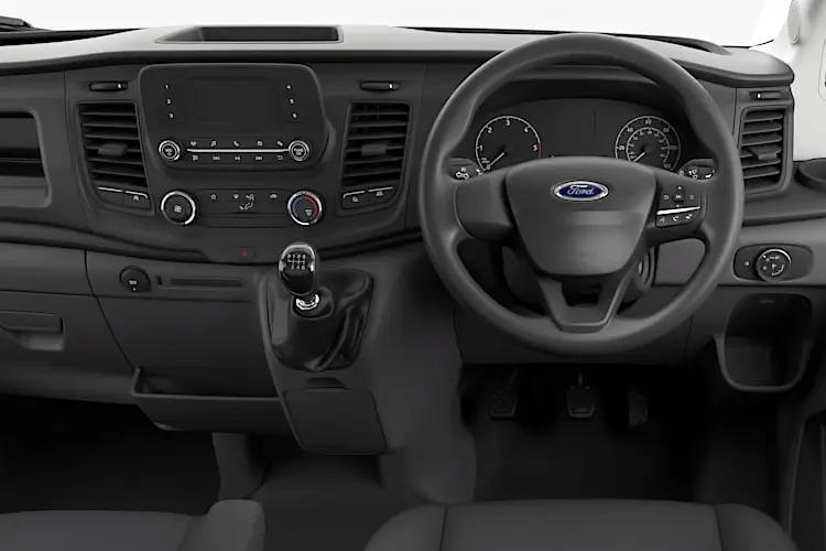 Ford Transit L3/L4 Large Van - Standard 350 L3H2 2.0 130 Ecoblue Leader RWD interior view