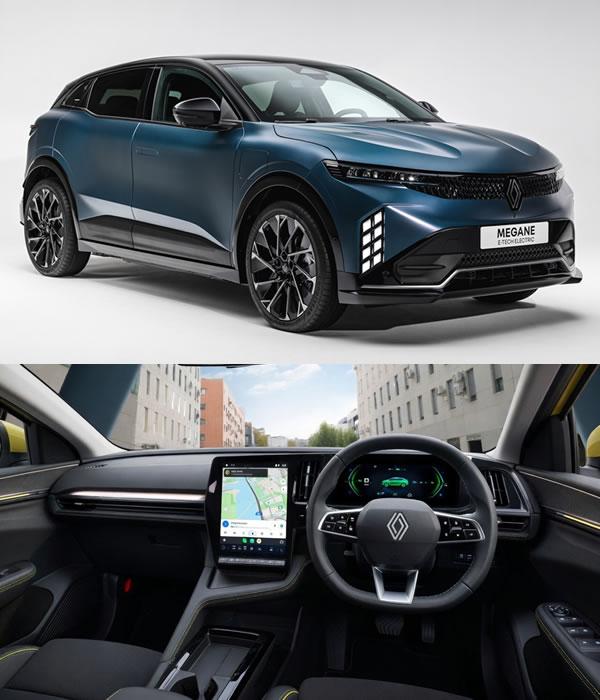 New Renault Megane E-Tech interior exterior photos